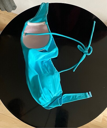 s Beden mavi Renk Ayyıldız Mavi Burgu Bikini Üstü