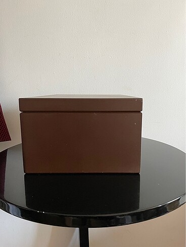 Beden kahverengi Renk Mudo Ahşap Mini Sandık