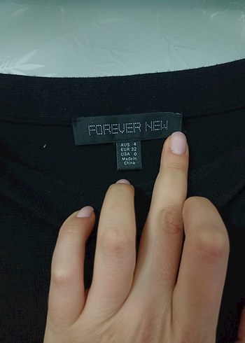 uzun kollu midi elbise - Görsel 3