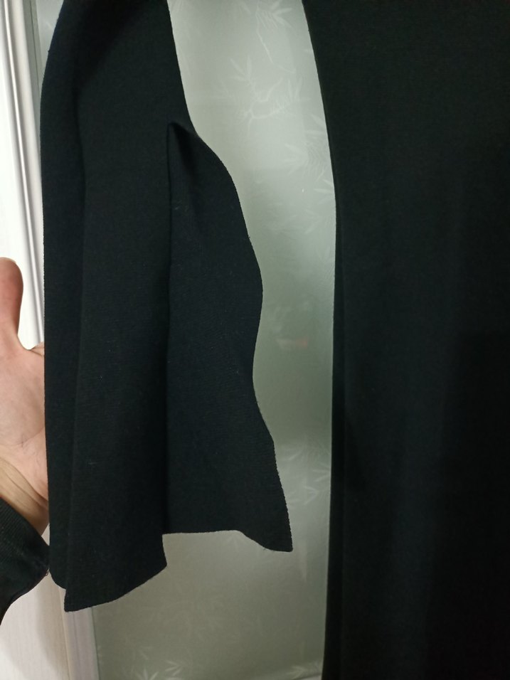 uzun kollu midi elbise - Görsel 2