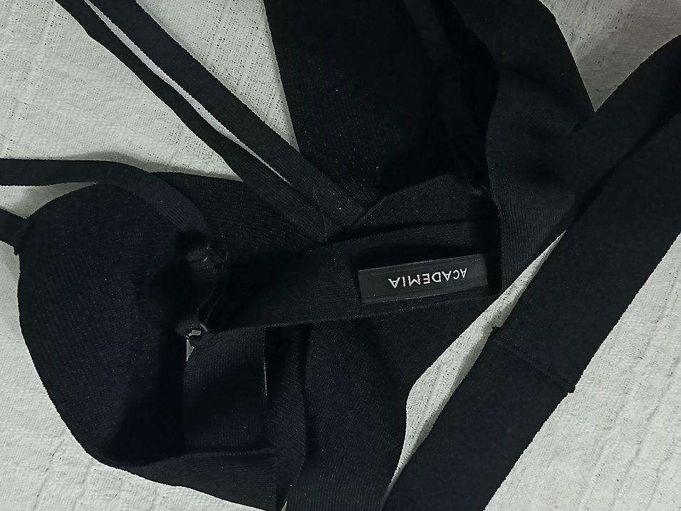 Siyah Pamuk-Triko Bustiyer - Görsel 2