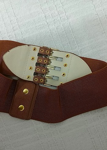 Kahverengi Deri Bohem Kadın Kemer - Görsel 2