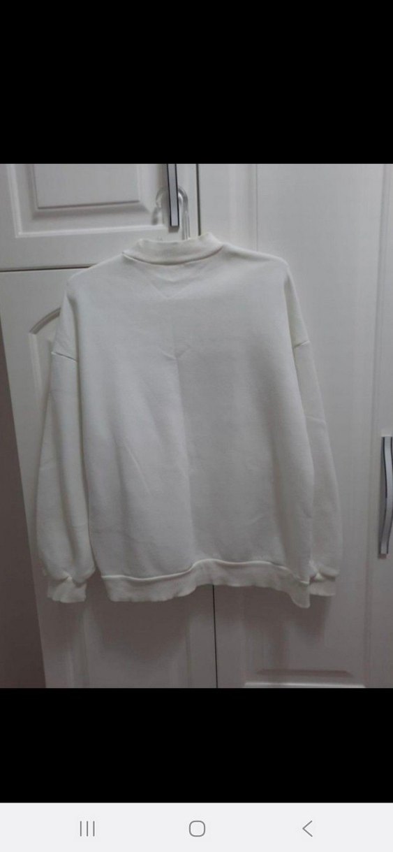 Koton - Beyaz Baskılı Uzun Kollu Sweatshirt - Görsel 2