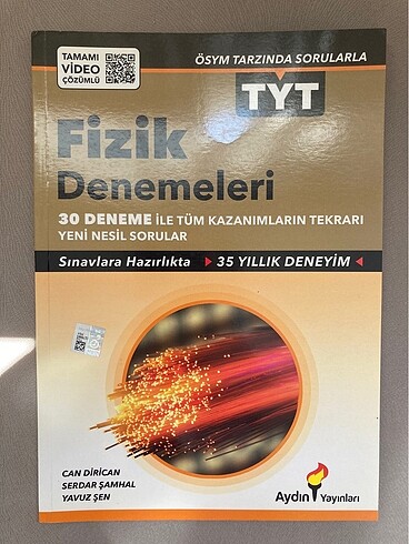 aydın yayınları tyt fizik denemesi 30?lu