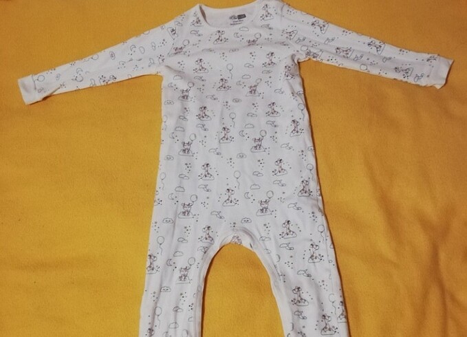 HelloBaby Zürafa desenli uyku tulumu pijama