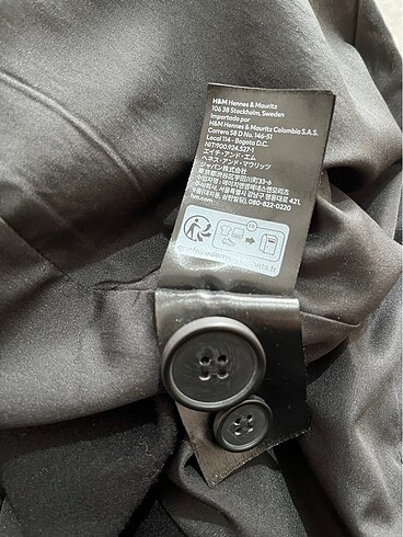 s Beden siyah Renk H&M kaban