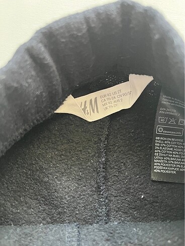 18-24 Ay Beden siyah Renk H&M alt üst takım