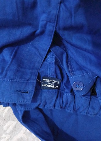 Erkek Çocuk Mavi Bol Kesim Kot Pantolon - Görsel 2