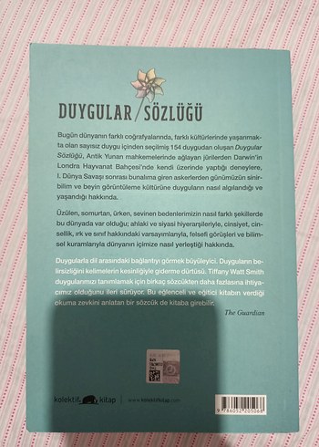 Duygular Sözlüğü - Tiffany Watt Smith