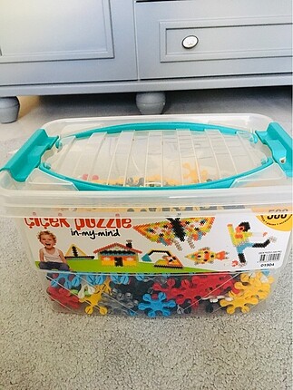Çiçek puzzle lego