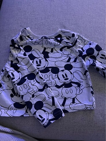 Zara üst ince mickey mouse