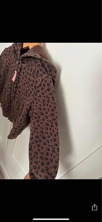 H&M H&M leoparlı bebek hırka 12-18 aylık