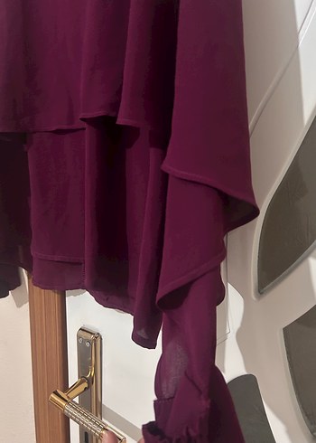 Salaş dekolteli Uzun Kol Kadın Bluz - Görsel 4