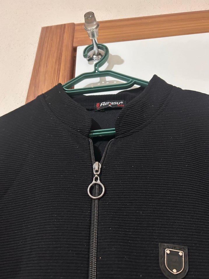 Siyah Fermuarlı Uzun Kadın mevsimlik - Görsel 5