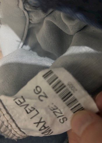 Gri Bol Kesim Kadın Denim Jean - Görsel 6