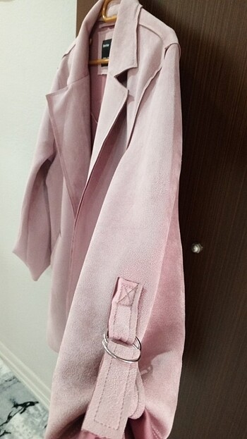 m Beden Süet pembe kap