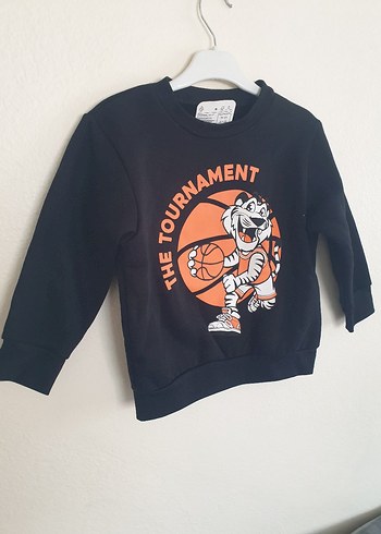 Lcw Erkek Çocuk Siyah Baskılı Sweatshirt - Görsel 3