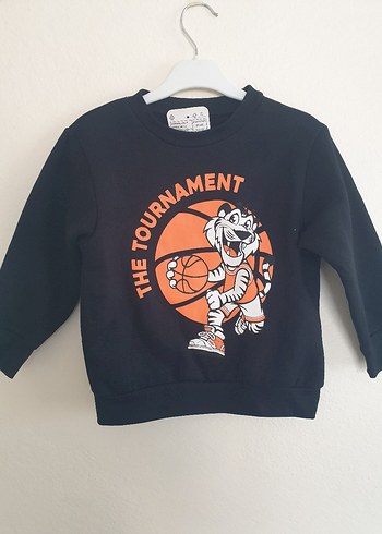 Lcw Erkek Çocuk Siyah Baskılı Sweatshirt - Görsel 2