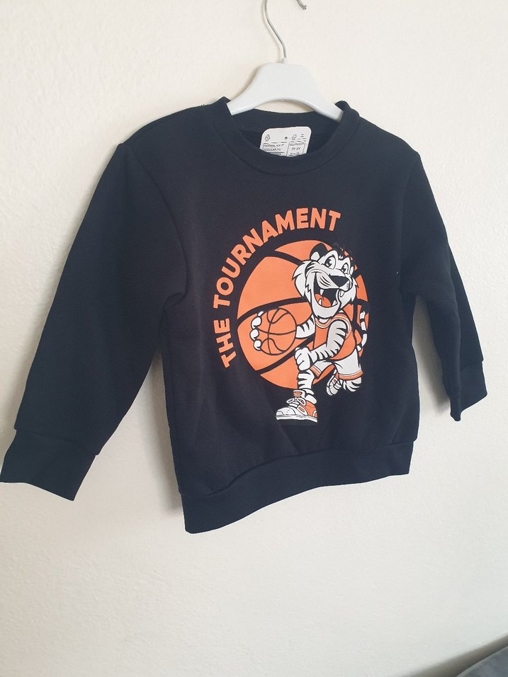 Lcw Erkek Çocuk Siyah Baskılı Sweatshirt - Görsel 3