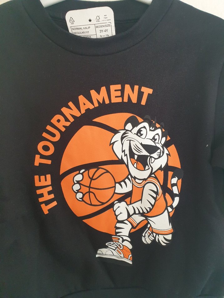 Lcw Erkek Çocuk Siyah Baskılı Sweatshirt - Görsel 4