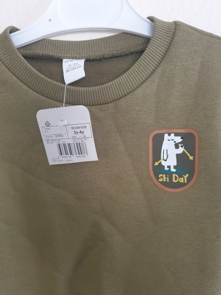 Lcw Erkek Çocuk Kahverengi Sweatshirt - Görsel 3