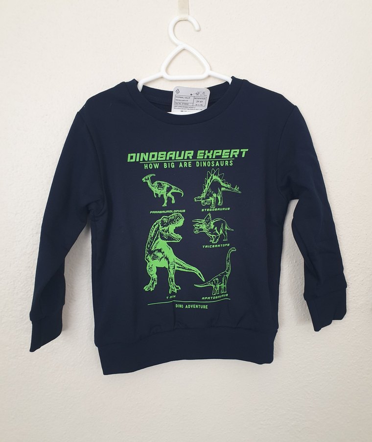 Lcw Erkek Çocuk Dinazor Baskılı Sweatshirt - Görsel 2