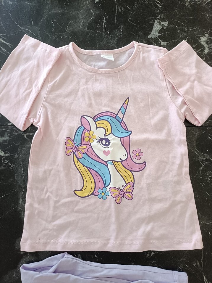 Lcw Kız Çocuk Pijama Takımı Unicorn Baskılı - Görsel 2