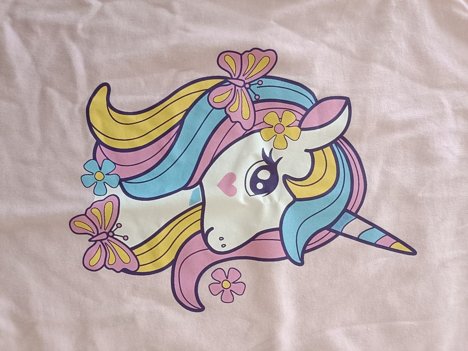 Lcw Kız Çocuk Pijama Takımı Unicorn Baskılı - Görsel 5