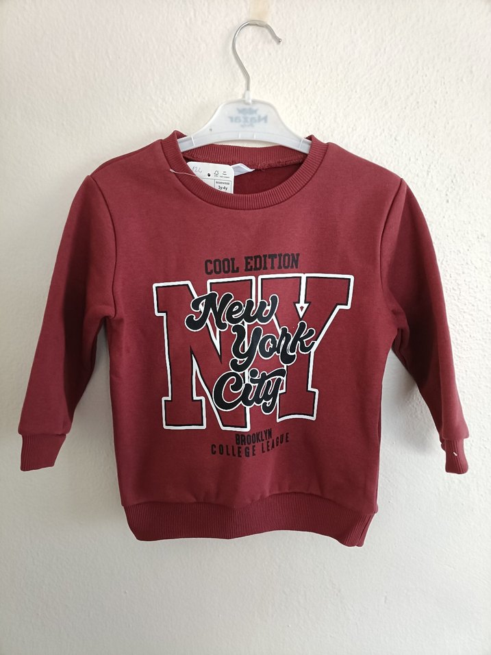 Lcw Bordo Erkek Çocuk Uzun Kollu Sweatshirt - Görsel 4