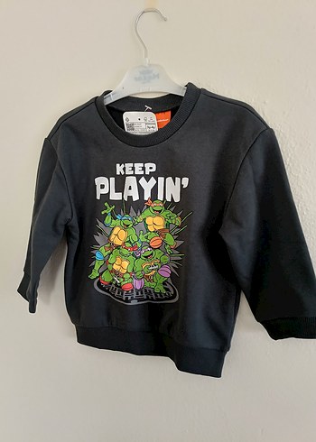 Lcw Erkek Çocuk Gri Baskılı Sweatshirt - Görsel 3