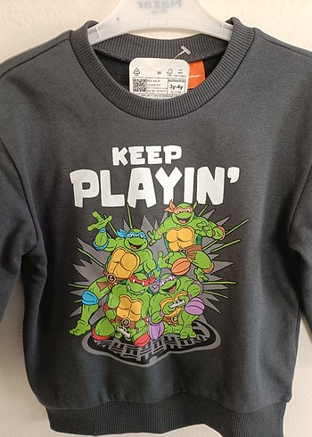 Lcw Erkek Çocuk Gri Baskılı Sweatshirt - Görsel 2