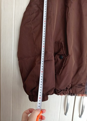 Kahverengi Ekose Fermuarlı Erkek Sweatshirt - Görsel 7