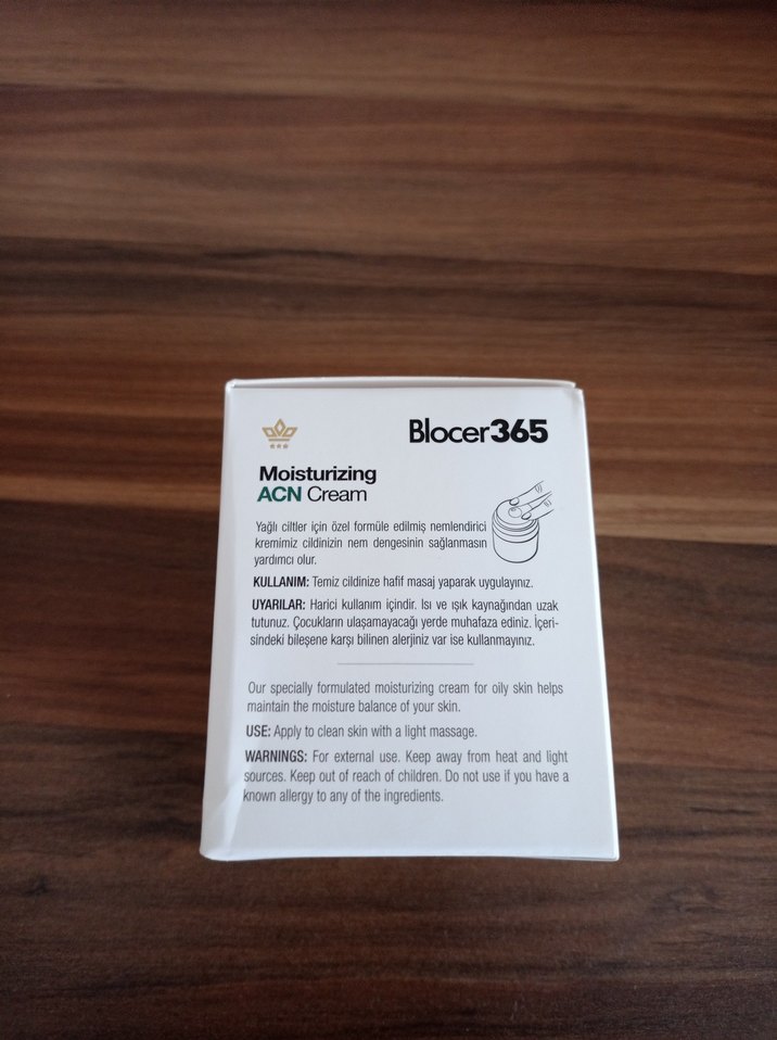 Blocer365 Nemlendirici ACN Krem 50ml - Görsel 2