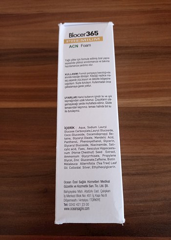 Blocer 365 premium Akne cilt temizleme köpüğü - Görsel 3
