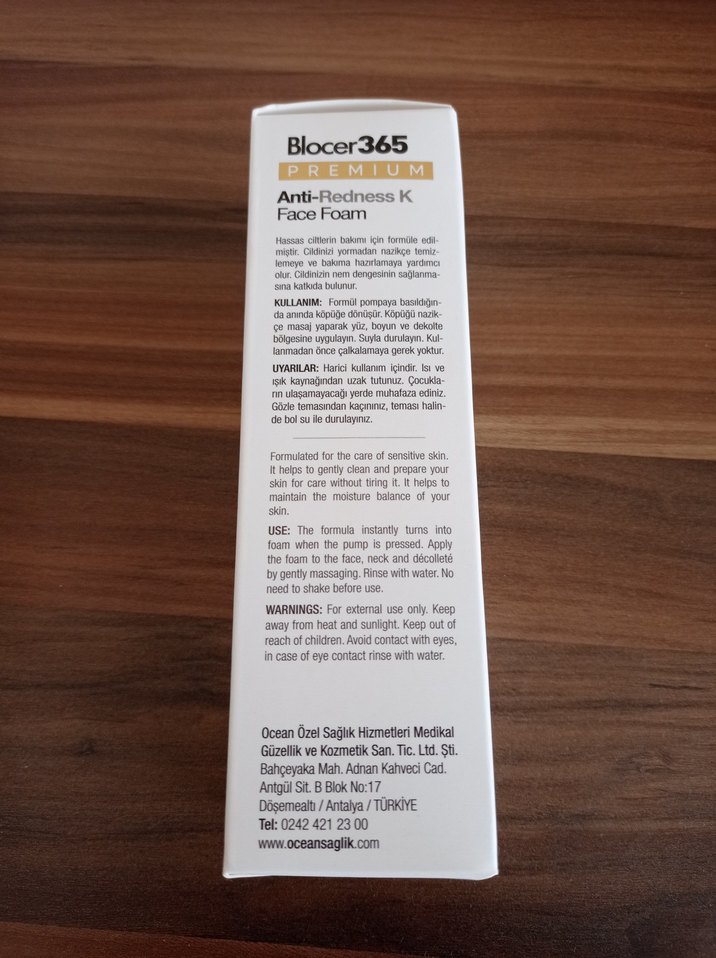 Blocer365 Anti-Redness K Yüz Köpüğü 150 ml - Görsel 2
