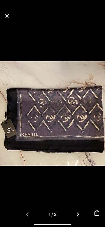 Chanel vual ipek şal