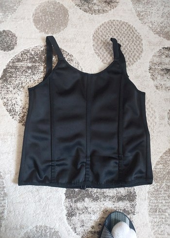 Siyah Balenli kadın Korse - Görsel 4