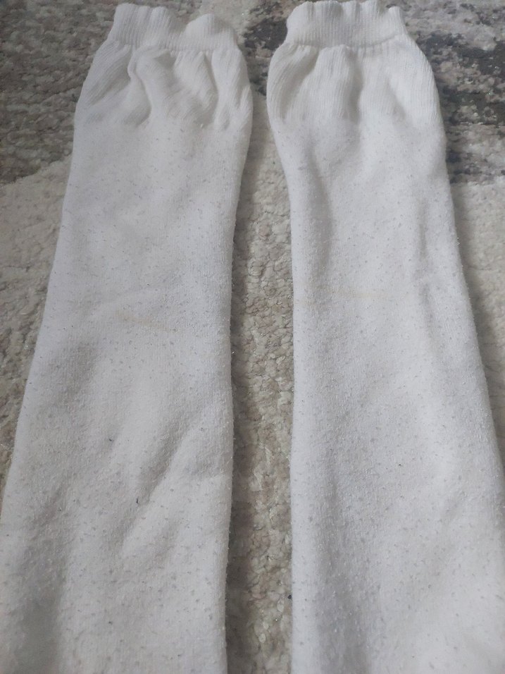 Beyaz erkek çocuk tozluk, Yumuşak Kumaş - Görsel 2