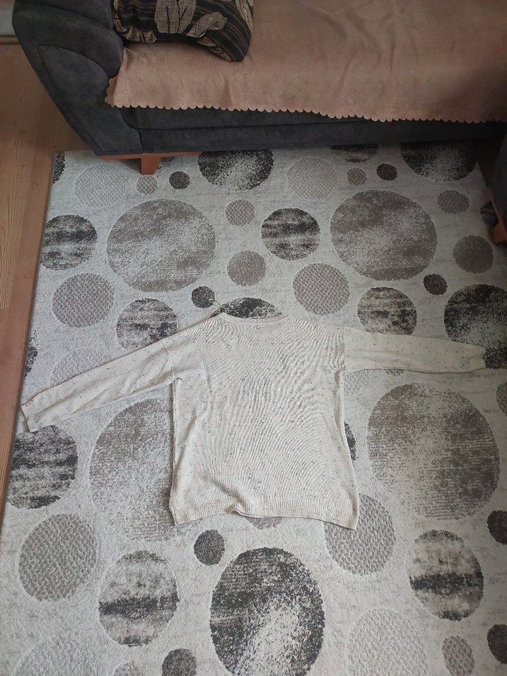 lc waikiki Beyaz Baykuş Desenli Örgü Kadın Kazak - Görsel 3