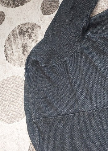 koton Gri, Uzun Kollu, Kürklü kadın Hırka - Görsel 9