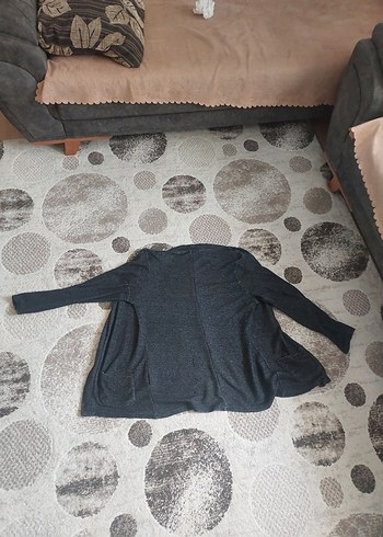 koton Gri, Uzun Kollu, Kürklü kadın Hırka - Görsel 7