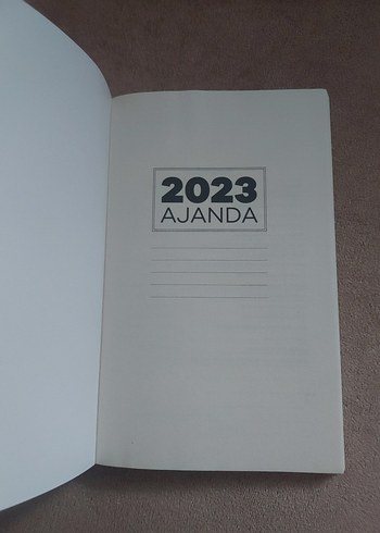 2023 Kahverengi Planlayıcı Ajanda - Görsel 2