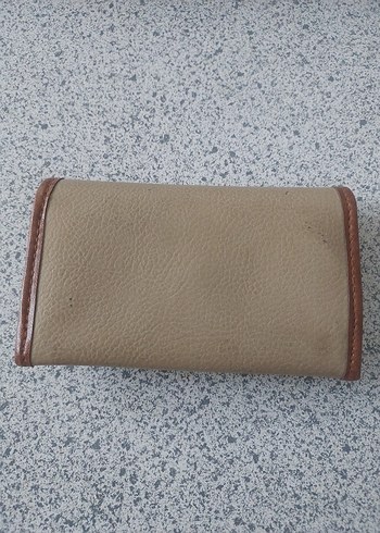 Bej Deri Kadın Cüzdanı, Kayışlı - Görsel 2