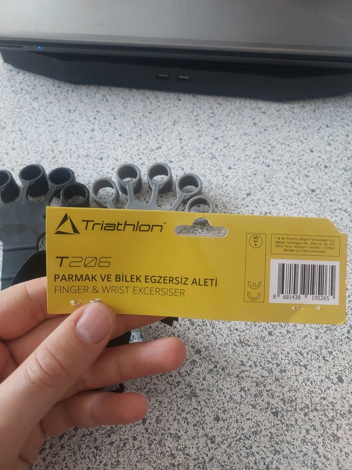 Triathlon T206 PARMAK VE BİLEK EGZERSİZ ALETİ - Görsel 5