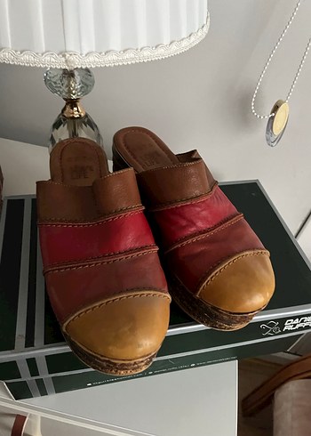 Seda marka Kahverengi Deri Dolgu Topuk Espadril - Görsel 2