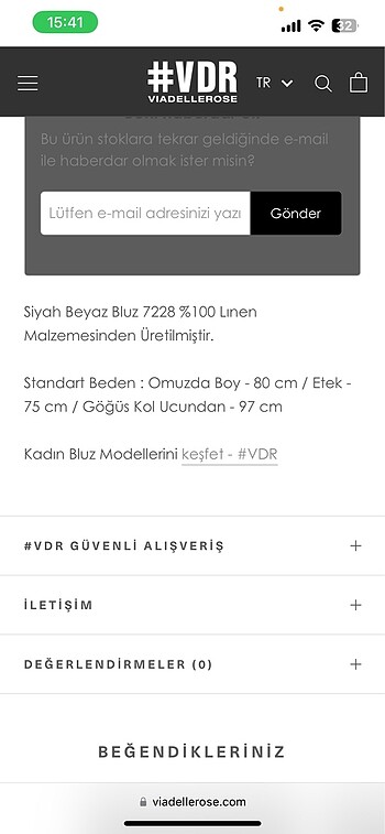 Zara VDR marka bluz