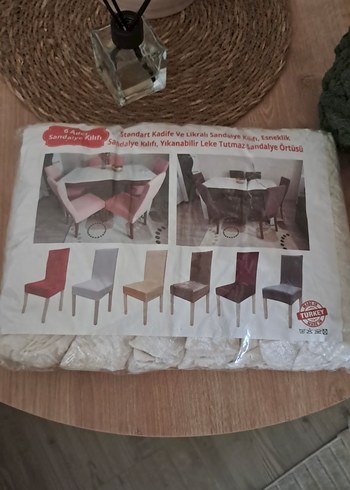Bej Renkli kadife sandalye kılıfı
Sıfır paketinde - Görsel 3