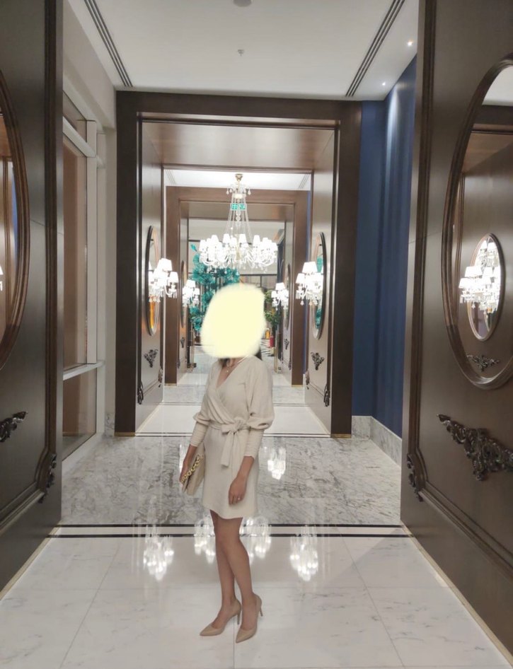 Beyaz Şeffaf Detaylı Midi Kadın Takım - Görsel 2