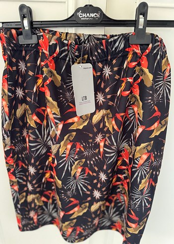 Erkek Çok Renkli Bohem Desenli Mini Etek - Görsel 3