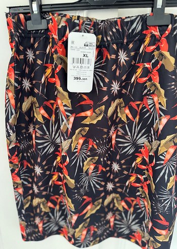 Erkek Çok Renkli Bohem Desenli Mini Etek - Görsel 2